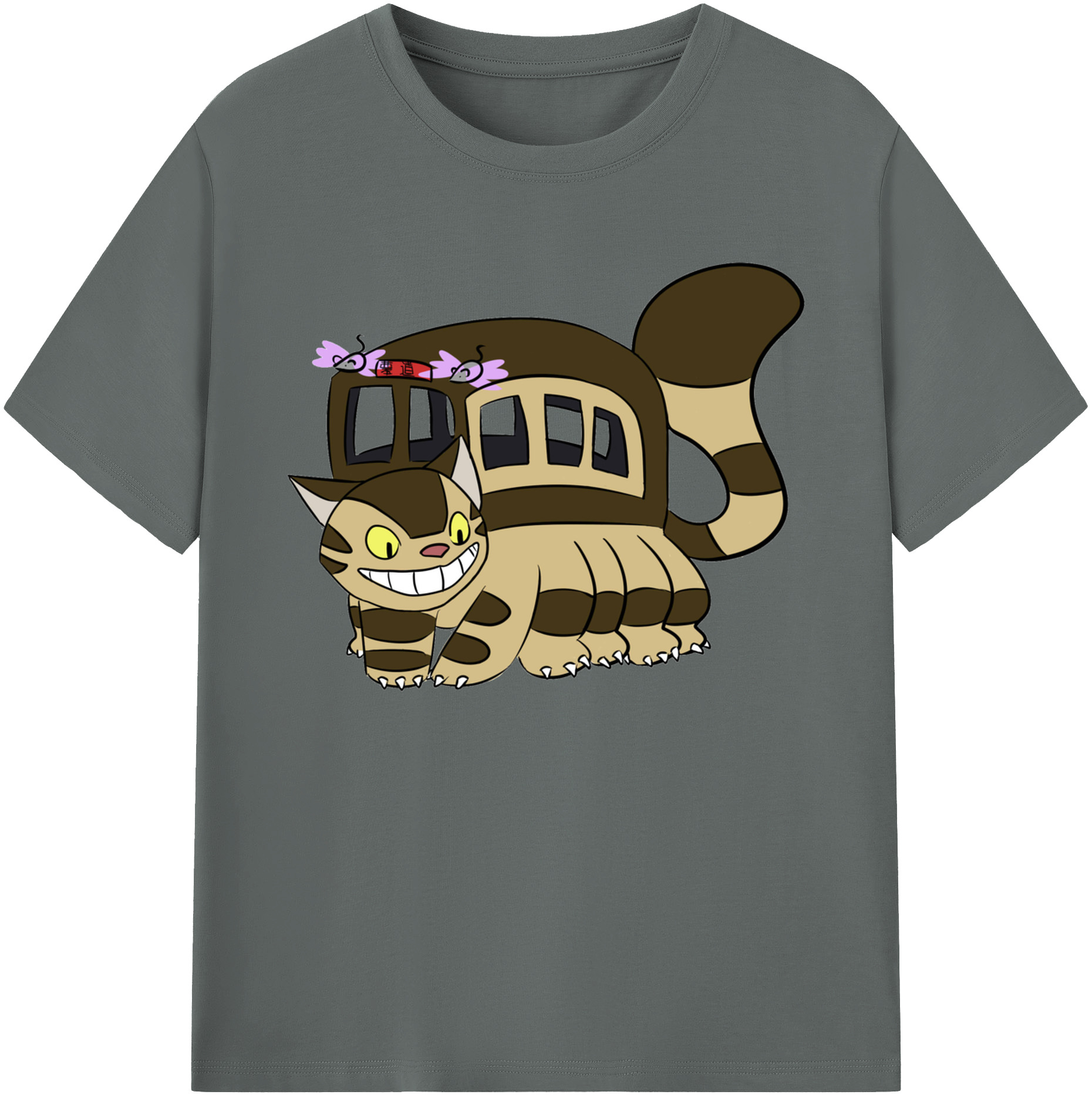 （画像用） となりのトトロ 草壁メイ 草壁サツキ My Neighbor Totoro Satsuki Kusakabe Mei Kusakabe 綿100％ メンズ半袖Tシャツ｜肌触りやわらか＆通気性